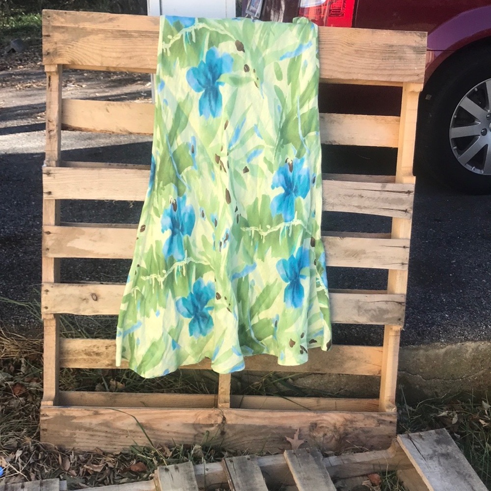 Floral Long Skirt